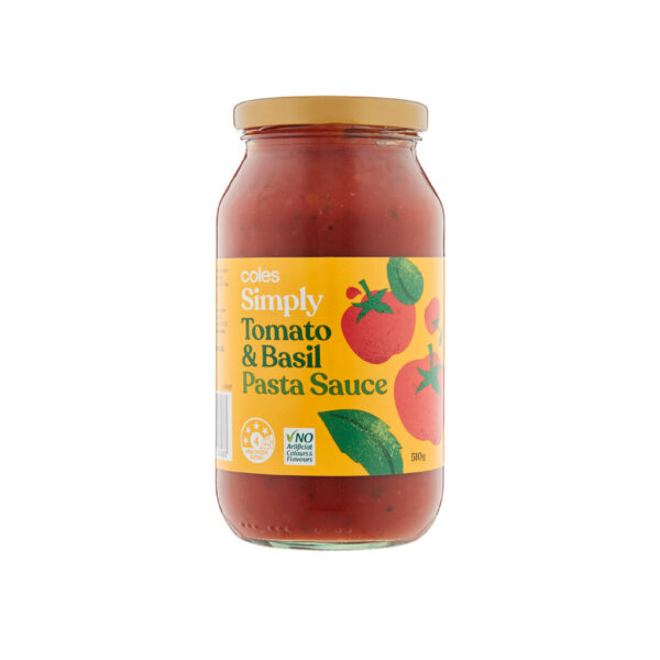 COLES SIMPLY TOMATO & BASIL