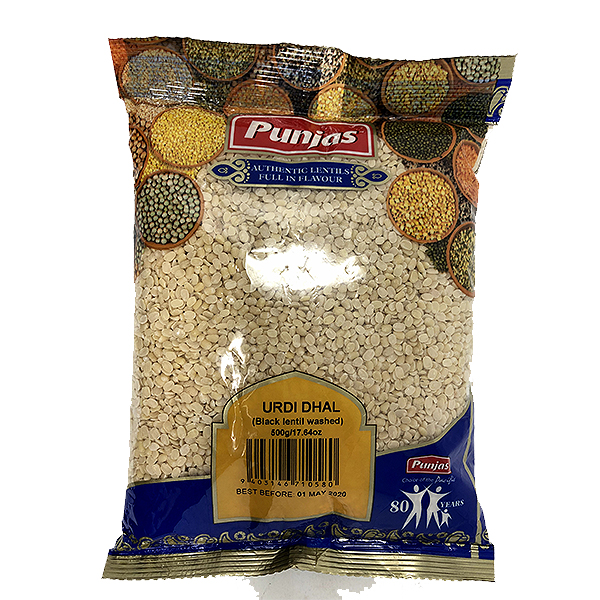 PUNJAS URDI DHAL WSKIN 500G