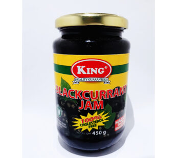 KING BLACKCURRANT JAM 450G