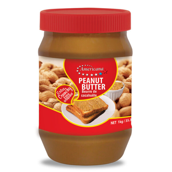 AMERICANA PEANUT BUTTER CRUNCHY 1KG