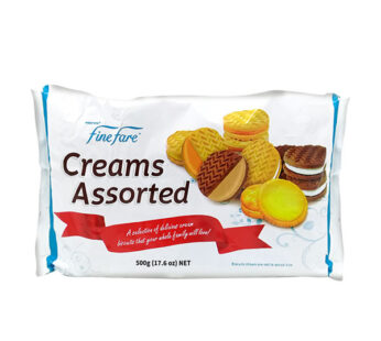 FMF ASSORT CREAM BISCUITS 500G