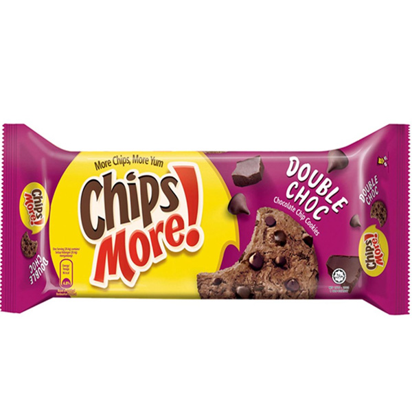 CHIPS MORE DOUBE CHOC 135G