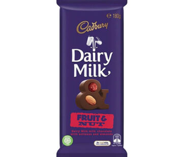 CADBURY FRUIT &  NUT 180G/200G