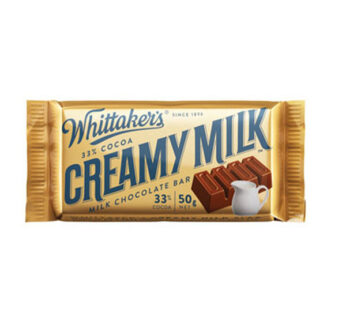 WHITTAKERS CREAMY MILK 50G