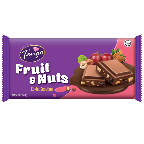 TANGO FRUIT NUT BAR 140G