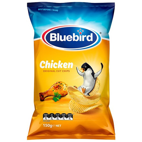 B/BIRD P/CHIPS CHICKEN 150G