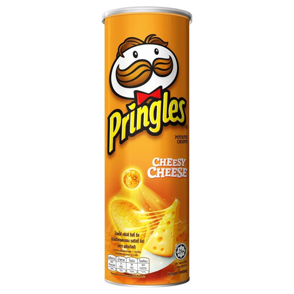 PRINGLES CHEESY CHEESE P/CHIPS 102G