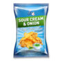 FMF THUMBS SOUR CREAM & ONION CHIPS 150G