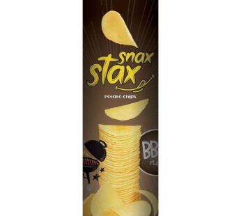 SNAX STAX BBQ POTATO CHIPS 110G