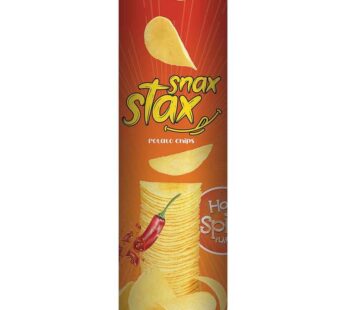 SNAX STAX HOT & SPICY  POTATO CHIPS 110G