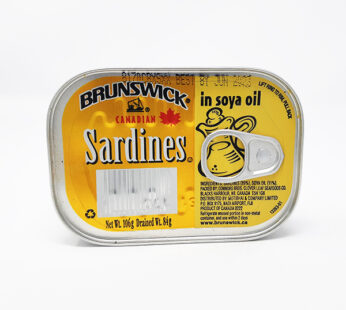BRUNSWICK SARDINE IN SOYA OIL 106G