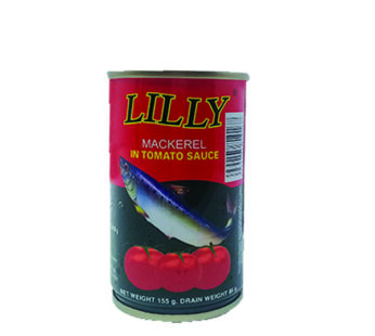 LILLY MACKERAL TOMATO SAUCE 155G