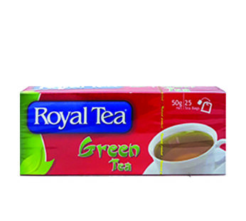ROYAL GREEN TEA BAGS 2G 25S