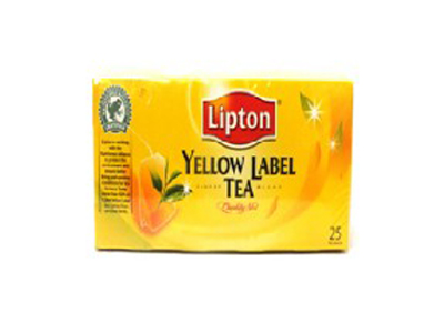 LIPTON QUALITY BLACK TEA BAGS 25S