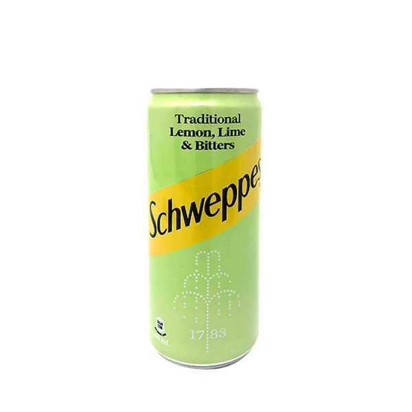 SCHWEPPES TRAD LEMON LIME & BITTERS 330M