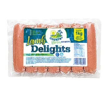 COUNTRY/K LAMB DELIGHTS SAUSAGE 1KG