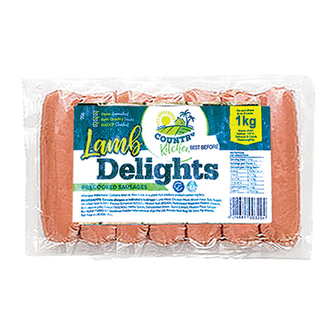 COUNTRY/K LAMB DELIGHTS SAUSAGE 1KG