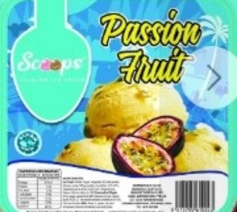 SCOOPS PREMIUM I/CREAM 4.5L-PASSIONFRUIT