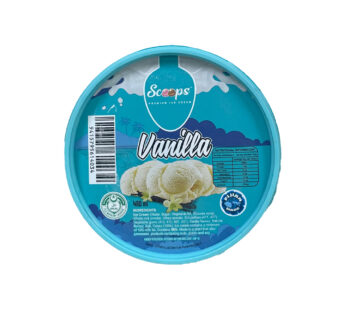 SCOOPS ICE CREAM – VANILLA 480 ML