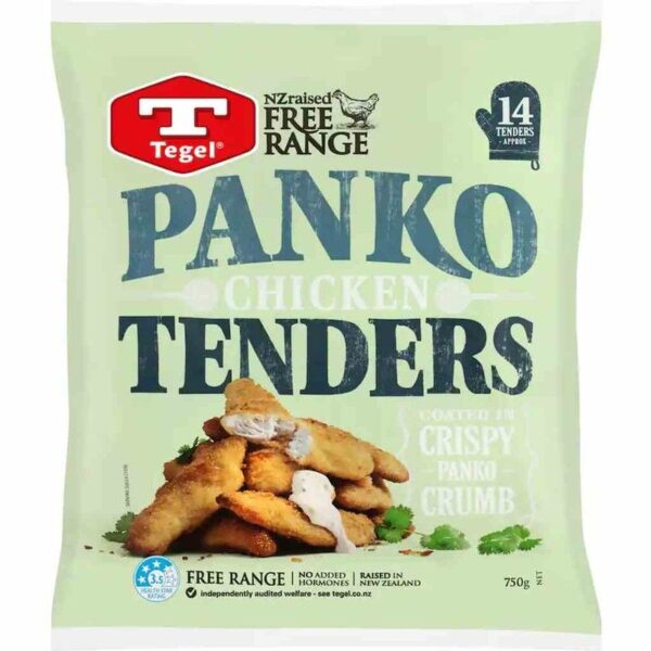 TEGEL PANKO CRUMBED TENDERS 1KG