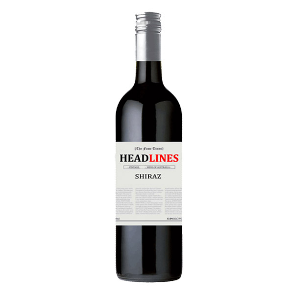 HEADLINES SHIRAZ 750ML