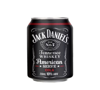 JACK DANIELS AMERICAN SERVE 250ML CAN