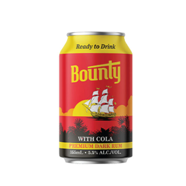 BOUNTY RUM & COLA 10% CAN 330ml X 24